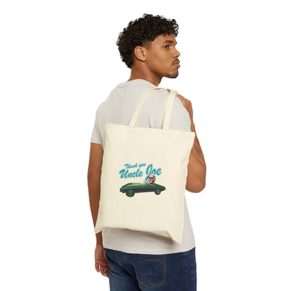 Thank You Uncle Joe | Double Sided Cotton Canvas Tote Bag