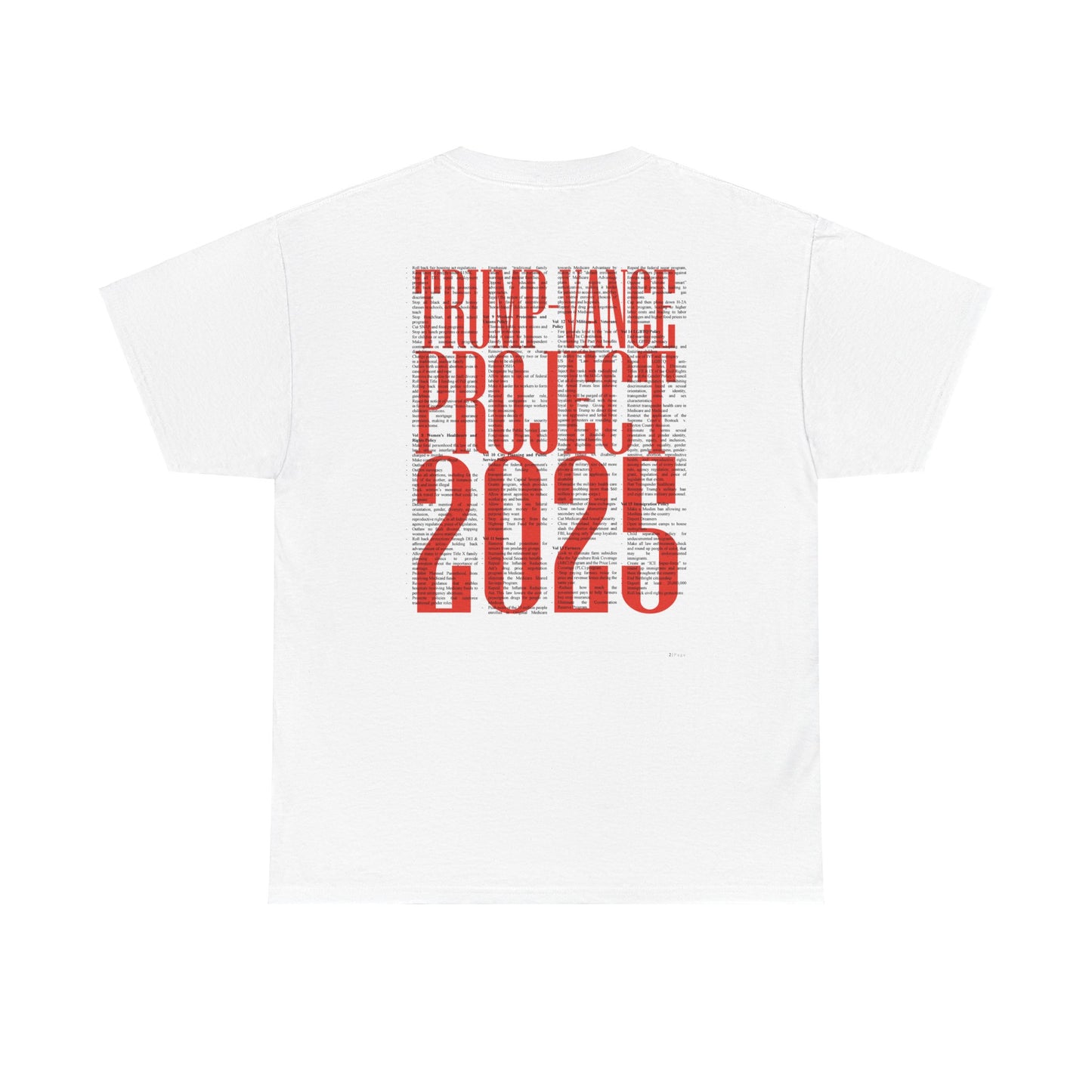 Project 2025 | Unisex Heavy Cotton Tee