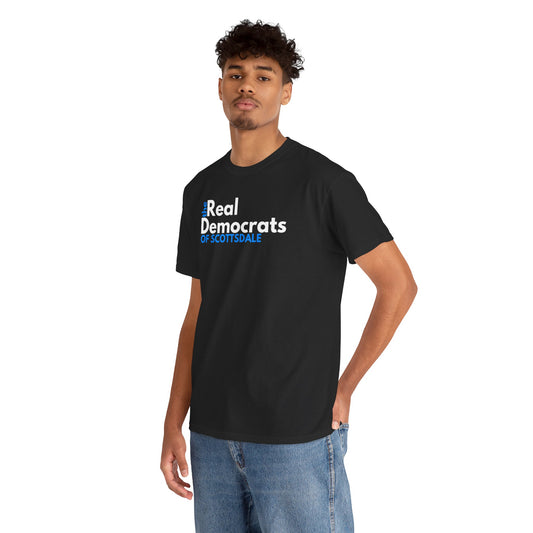 The Real Democrats of Scottsdale | Double Sided Unisex Heavy Cotton Tee