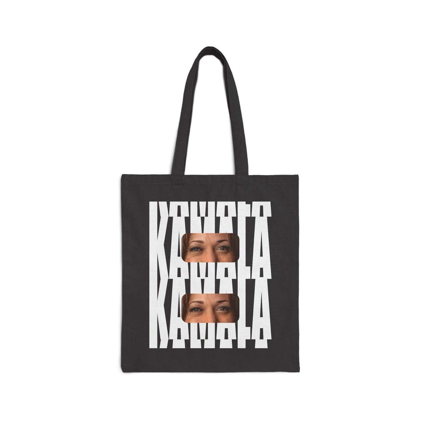 Kamala Eyes 8257 | Double Sided Cotton Canvas Tote Bag