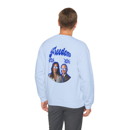 Freedom Kamala Harris & Tim Walz | Unisex Heavy Blend™ Crewneck Sweatshirt