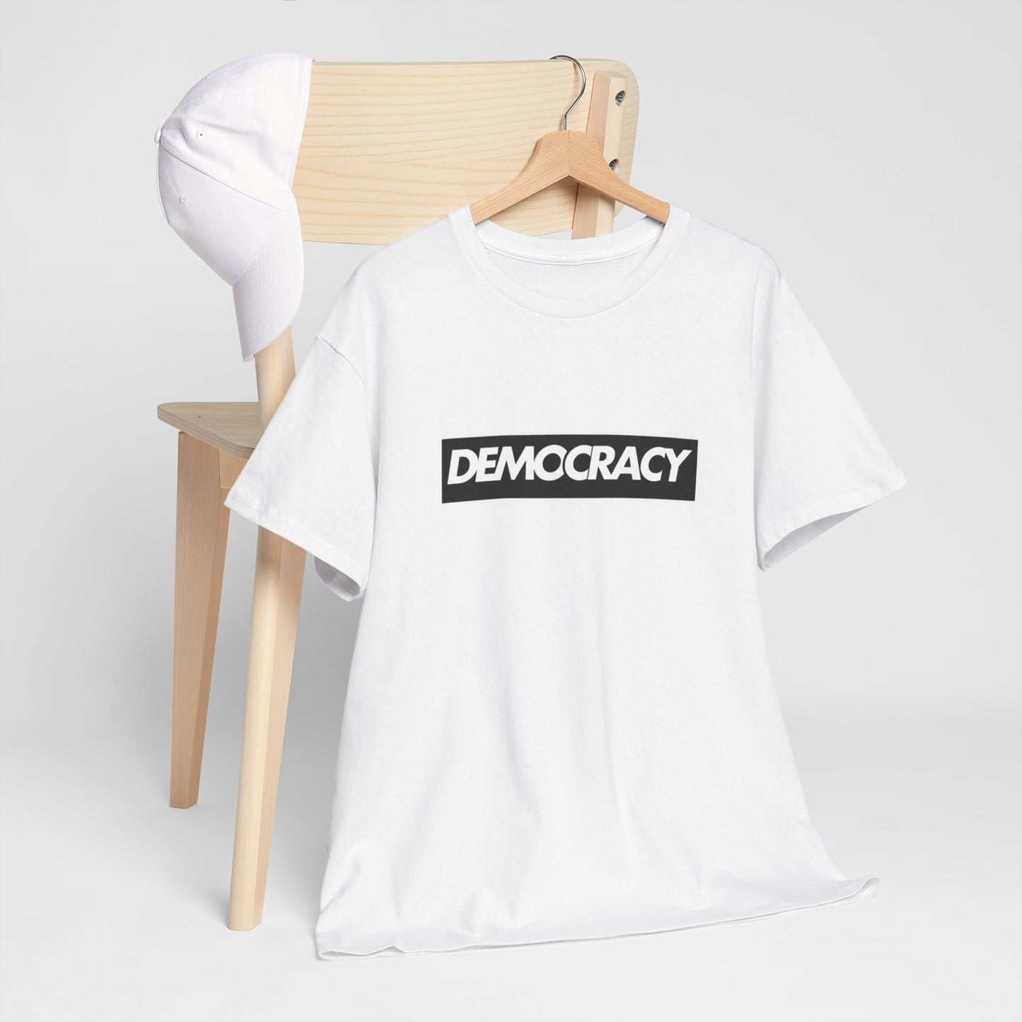 Democracy Black Box | Unisex Heavy Cotton Tee