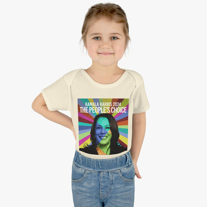 Rainbow Face Kamala The Peoples Choice | Infant Baby Rib Bodysuit