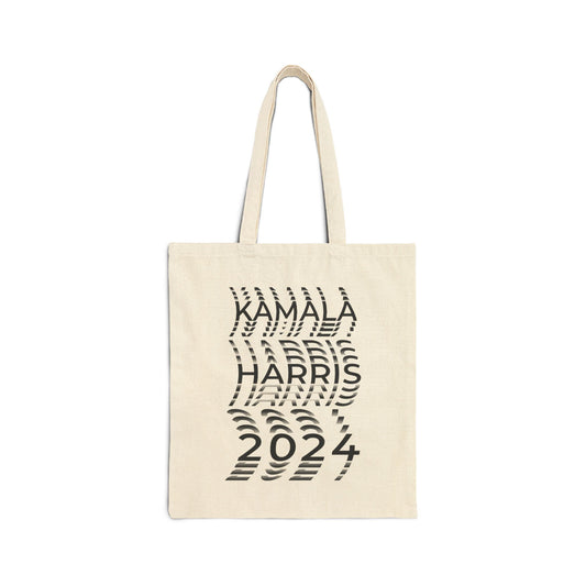 Kamala Harris Motion | Cotton Canvas Tote Bag