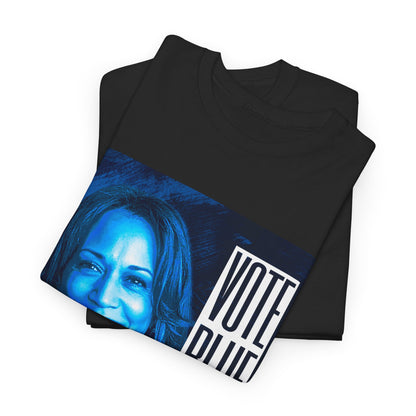 Kamala Blue face |  Short-Sleeve T-Shirt