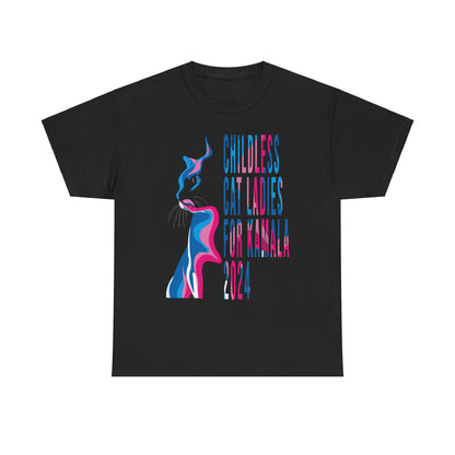 Childless Cat Ladies For Kamala | Unisex Heavy Cotton Tee