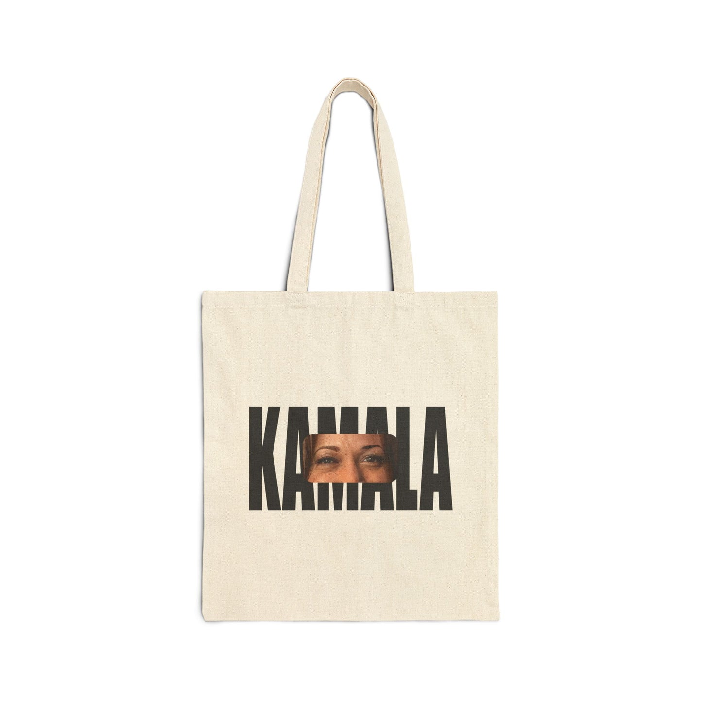 Kamala Eyes | Cotton Canvas Tote Bag