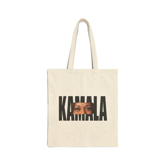 Kamala Eyes | Cotton Canvas Tote Bag