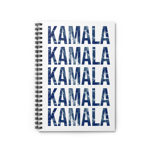 Kamala Water Effect | Spiral Notebook - Ruled Line