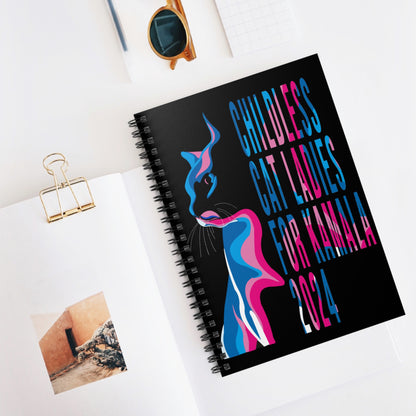 Childless Kitties Spiral Notebook - Ruled Line