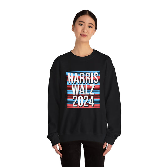 Neon Harris Walz 2024 for Kamala | Unisex Heavy Blend™ Crewneck Sweatshirt