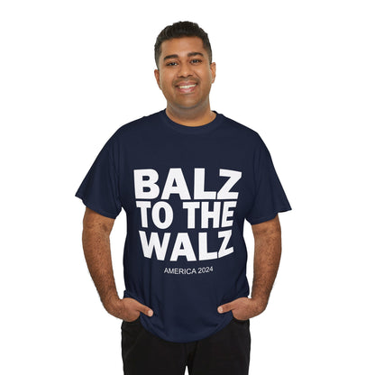 Balz To The Walz | Harris Walz Unisex Heavy Cotton Tee