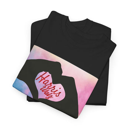 Harris Walz Love Swifties Hand | Unisex Heavy Cotton Tee