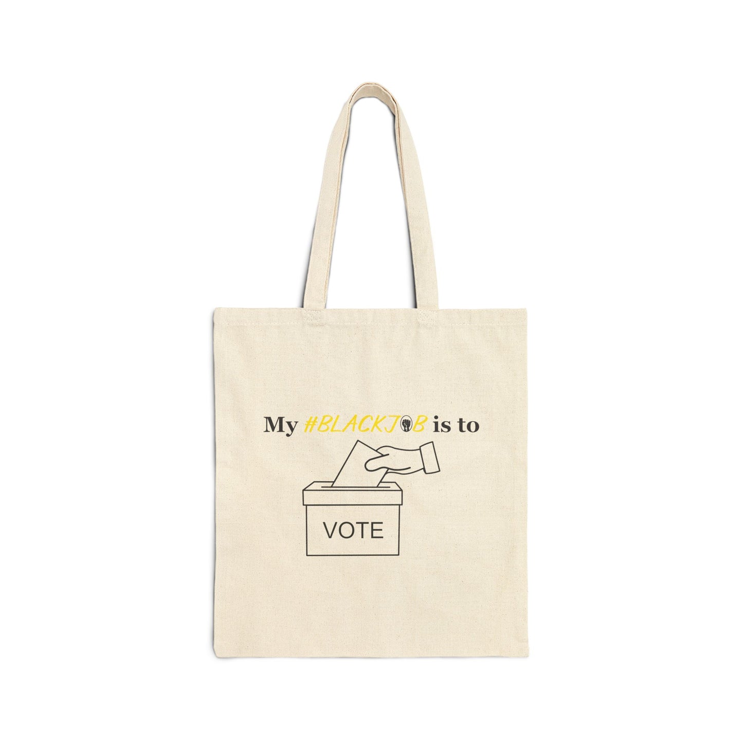 BlackJob | Cotton Canvas Tote Bag