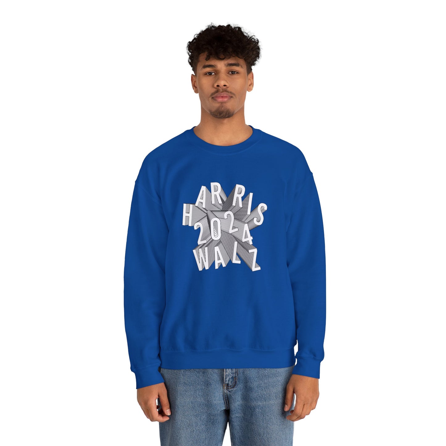 Kamala Harris & Tim Walz 2024 | Unisex Heavy Blend™ Crewneck Sweatshirt