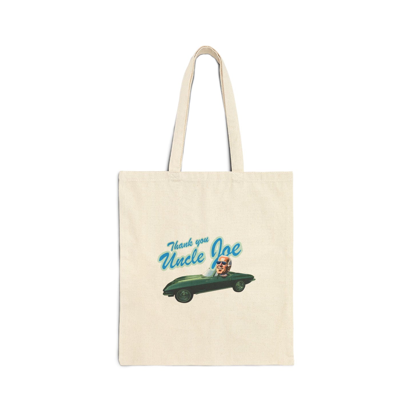 Thank You Uncle Joe | Double Sided Cotton Canvas Tote Bag