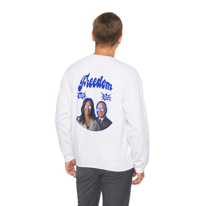 Freedom Kamala Harris & Tim Walz | Unisex Heavy Blend™ Crewneck Sweatshirt