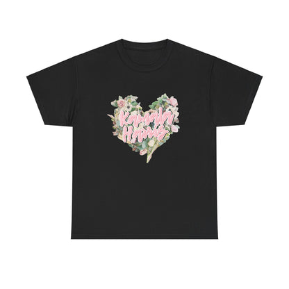 Kamala Harris Heart Flowers Arianators | Unisex Heavy Cotton Tee