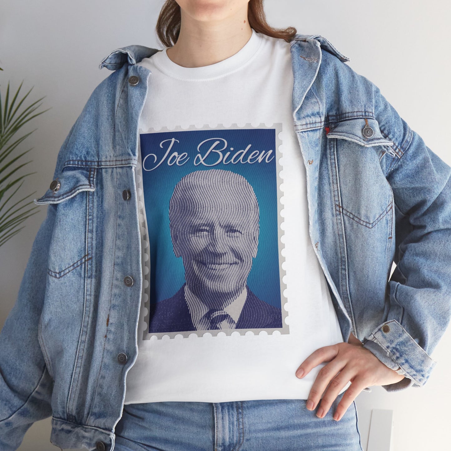 Joe Biden Stamp | Unisex Heavy Cotton Tee