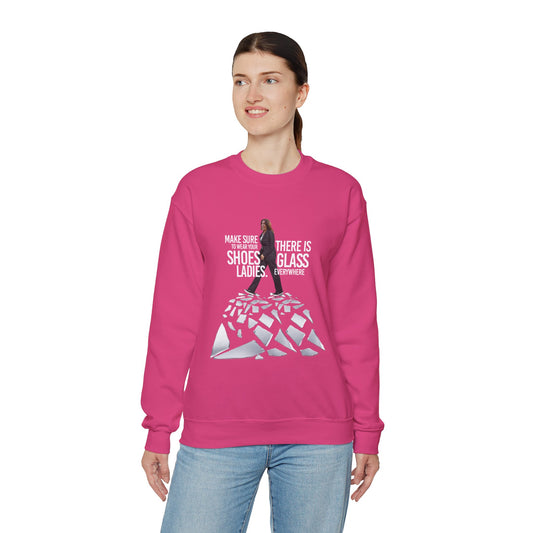 Make Sure to Wear Your Shoes Ladies Kamala Harris | Unisex Heavy Blend™ Crewneck Sweatshirt