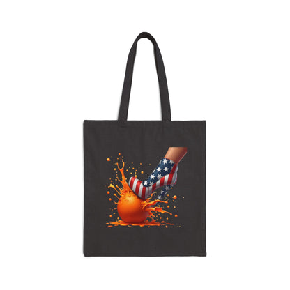 Orange n Heels | Cotton Canvas Tote Bag