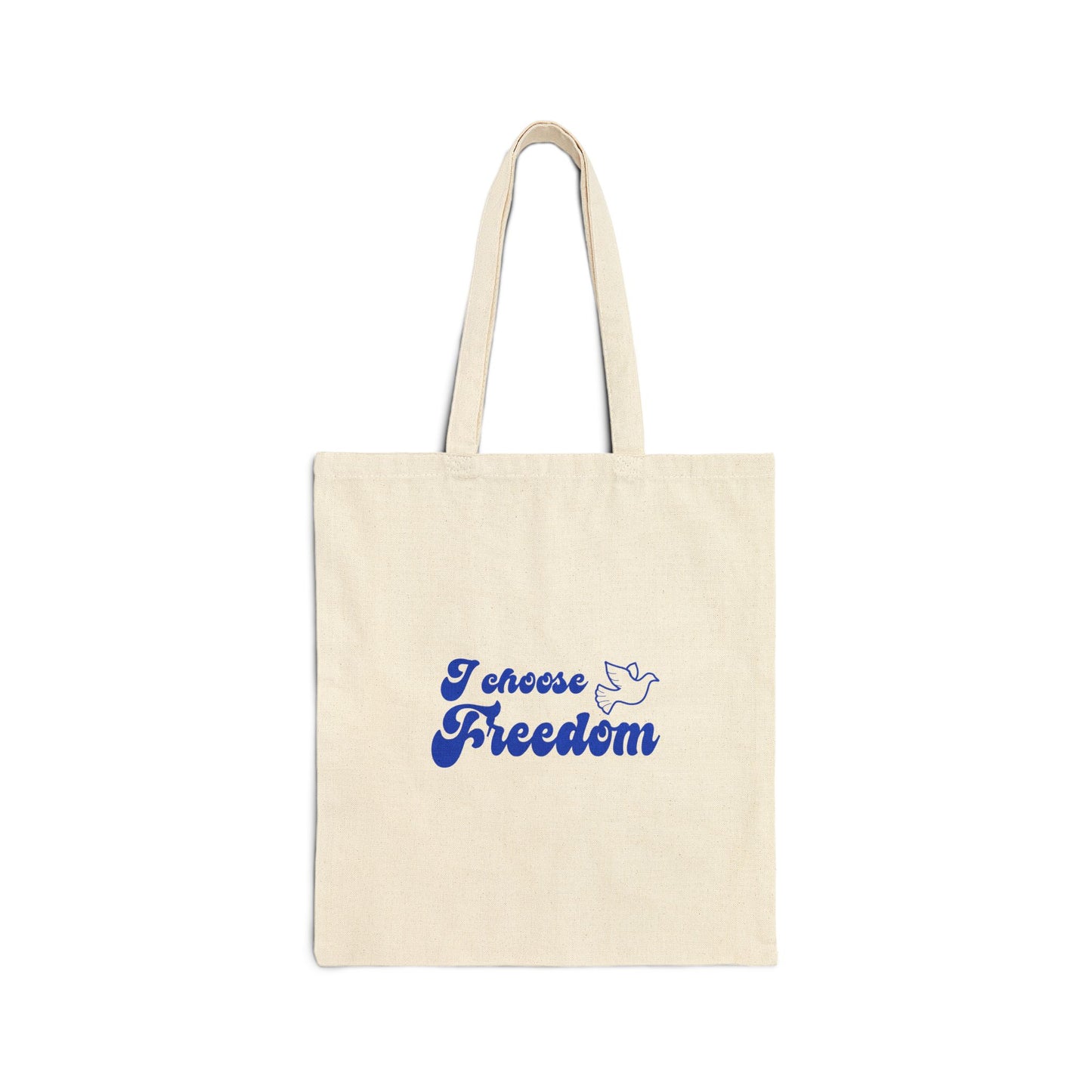 I Choose Freedom | Cotton Canvas Tote Bag