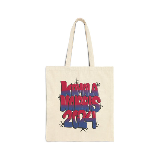 Kamala Graffiti | Cotton Canvas Tote Bag