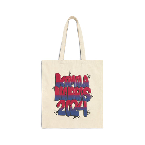 Kamala Graffiti | Cotton Canvas Tote Bag