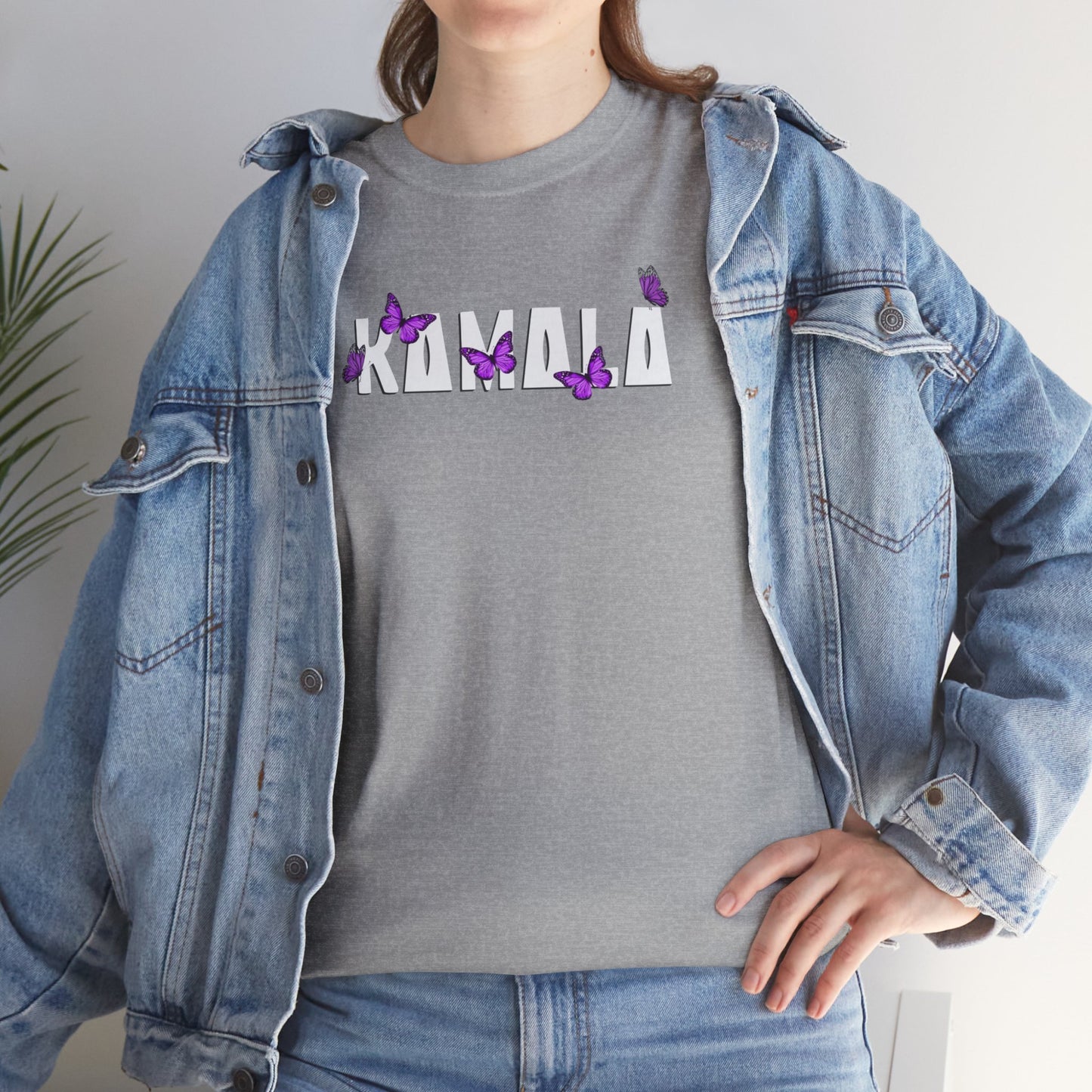 Kamala Butterflies | Unisex Heavy Cotton Tee