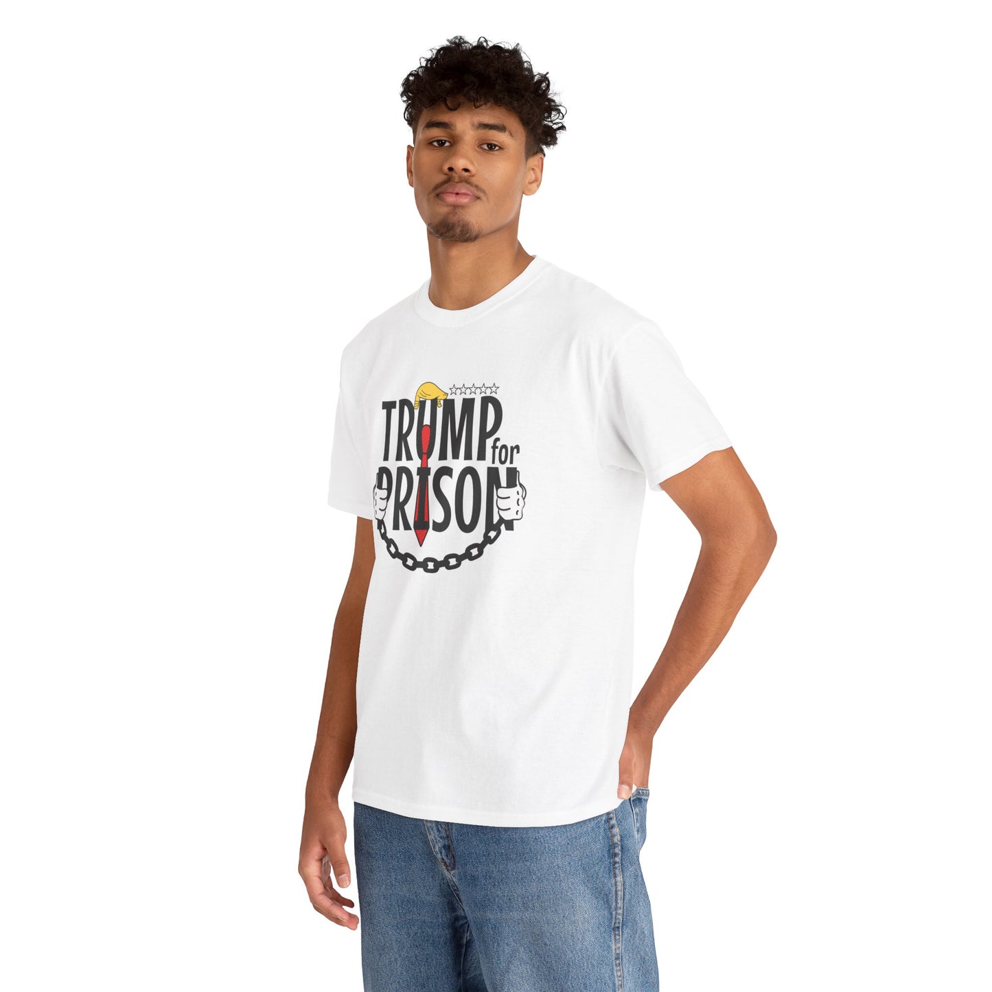 Trump for Prison 1 | Unisex Heavy Cotton Tee