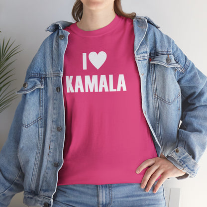 I Love Kamala | Unisex Heavy Cotton Tee