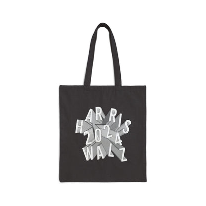 Harris Walz Motion 2 7240 | Double Sided Cotton Canvas Tote Bag