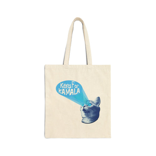 Kitties For kamala 6804 | Cotton Canvas Tote Bag