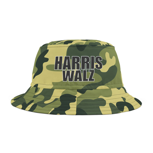 Harris Walz Camo | Bucket Hat (AOP)