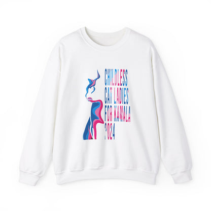 Childless Cat Ladies for Kamala | Unisex Heavy Blend™ Crewneck Sweatshirt