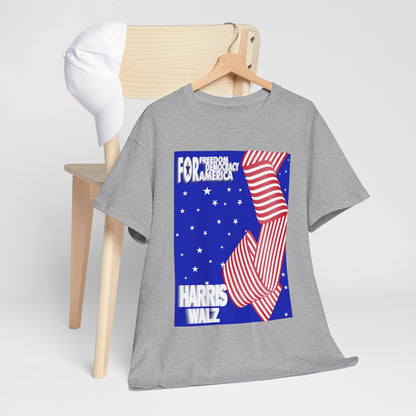 For Democracy Harris Walz | Unisex Heavy Cotton Tee