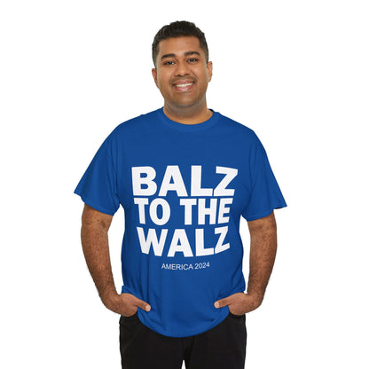 Balz To The Walz | Harris Walz Unisex Heavy Cotton Tee