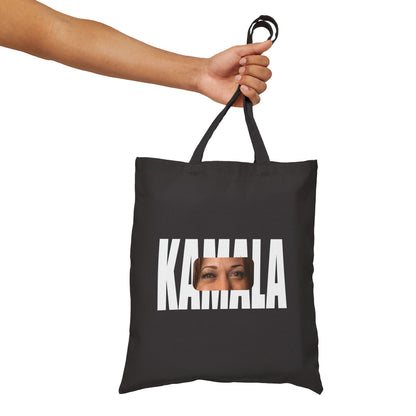 Kamala Eyes | Cotton Canvas Tote Bag