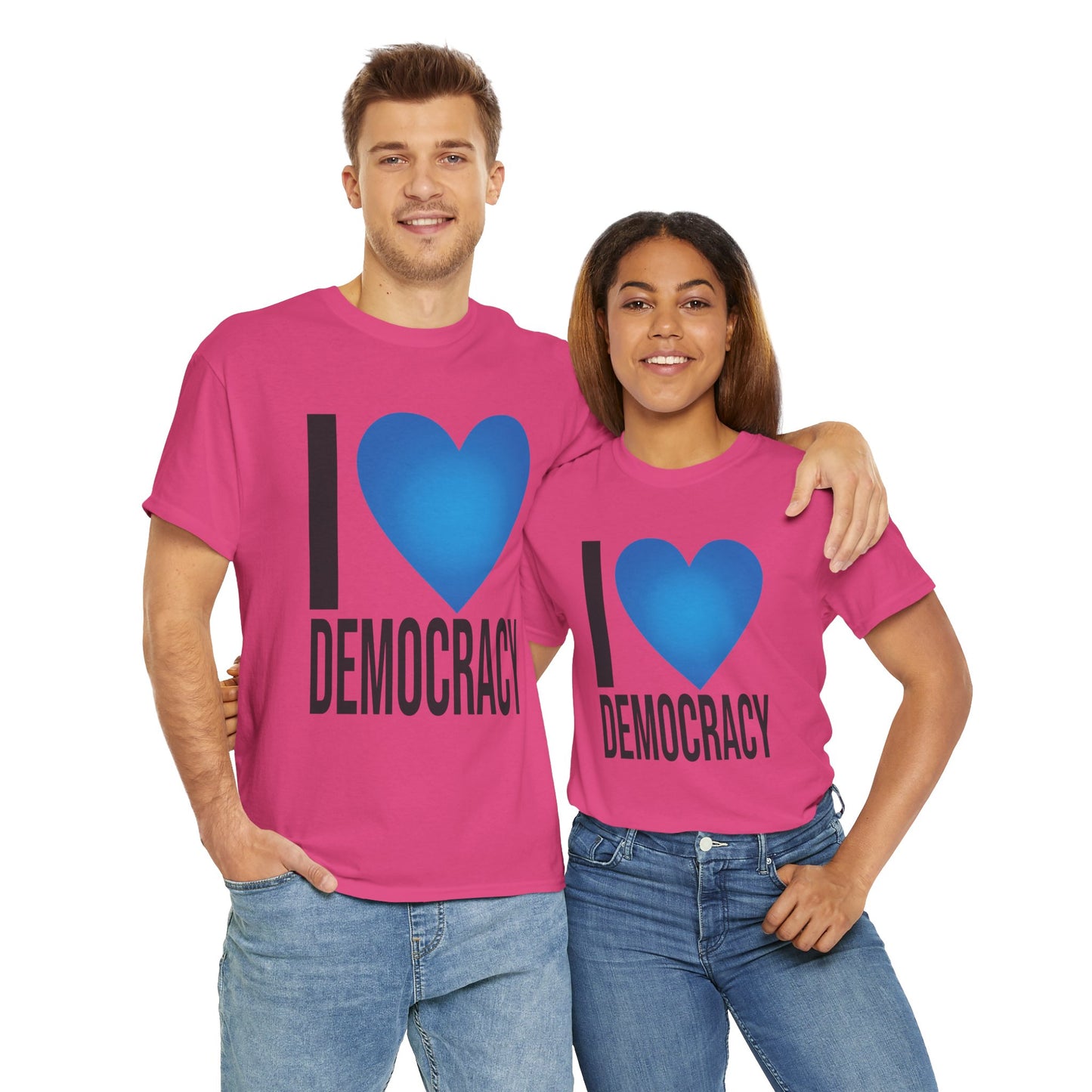 I Love Democracy | Unisex Heavy Cotton Tee