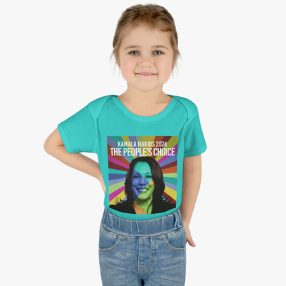 Rainbow Face Kamala The Peoples Choice | Infant Baby Rib Bodysuit