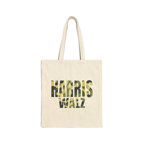 Hrris Walz Camo 1879 | Double Sided Cotton Canvas Tote Bag