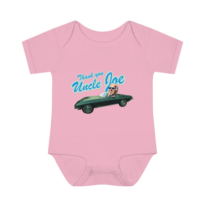 Thank You Uncle Joe | Infant Baby Rib Bodysuit