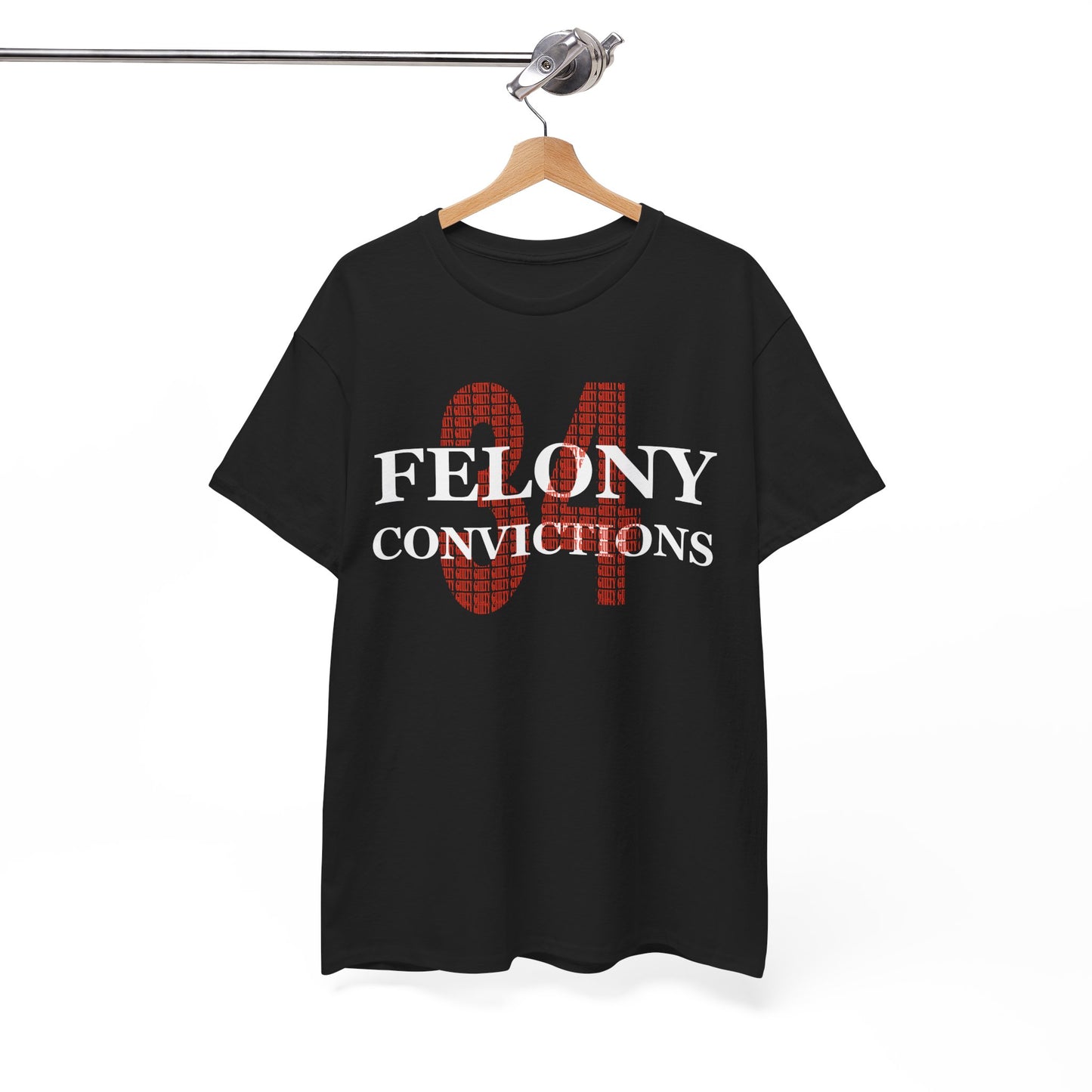 34 Felony Conviction | Anti Trump Unisex Heavy Cotton Tee