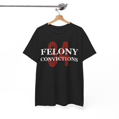 34 Felony Conviction | Anti Trump Unisex Heavy Cotton Tee