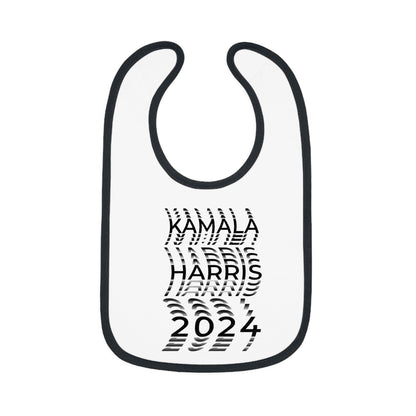 Kamala Harris Motion | Baby Contrast Trim Jersey Bib