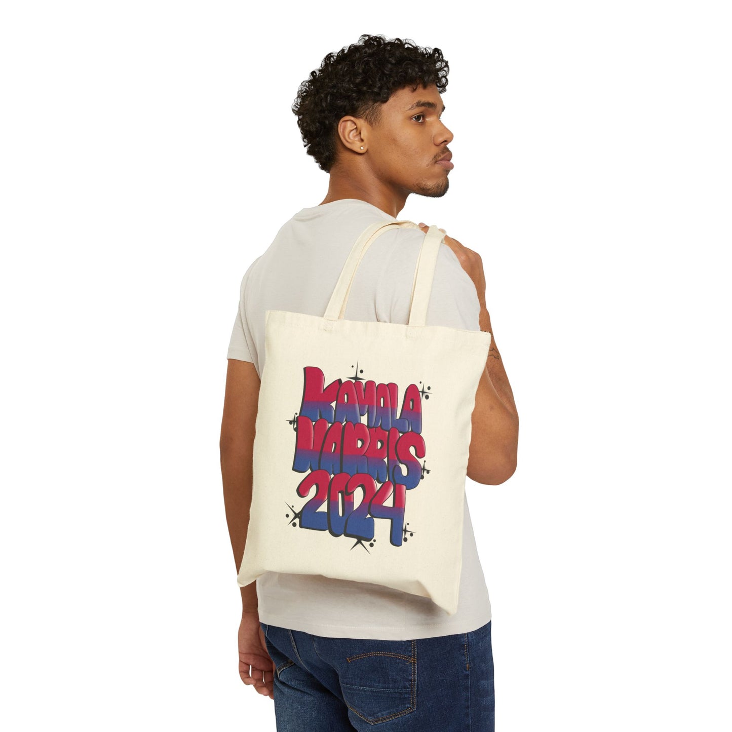 Kamala Graffiti | Cotton Canvas Tote Bag