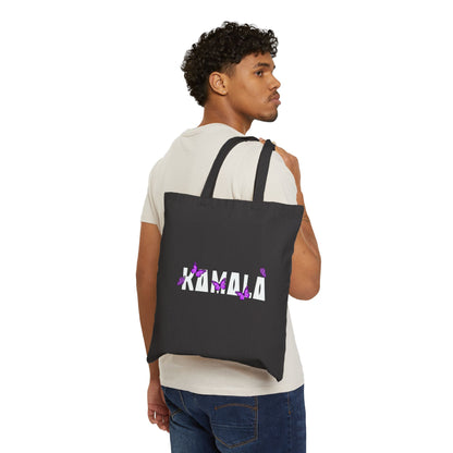 Kamala Butterflies | Cotton Canvas Tote Bag