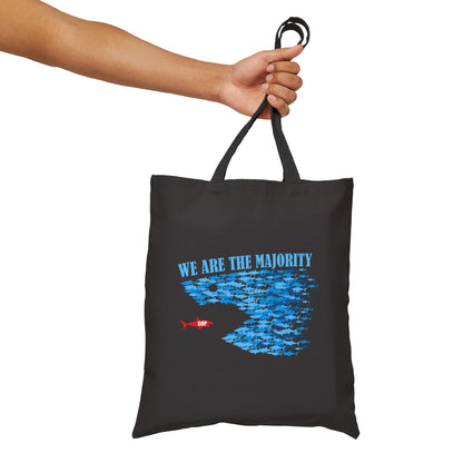 We Are The Majority | Cotton Canvas Tote Bag