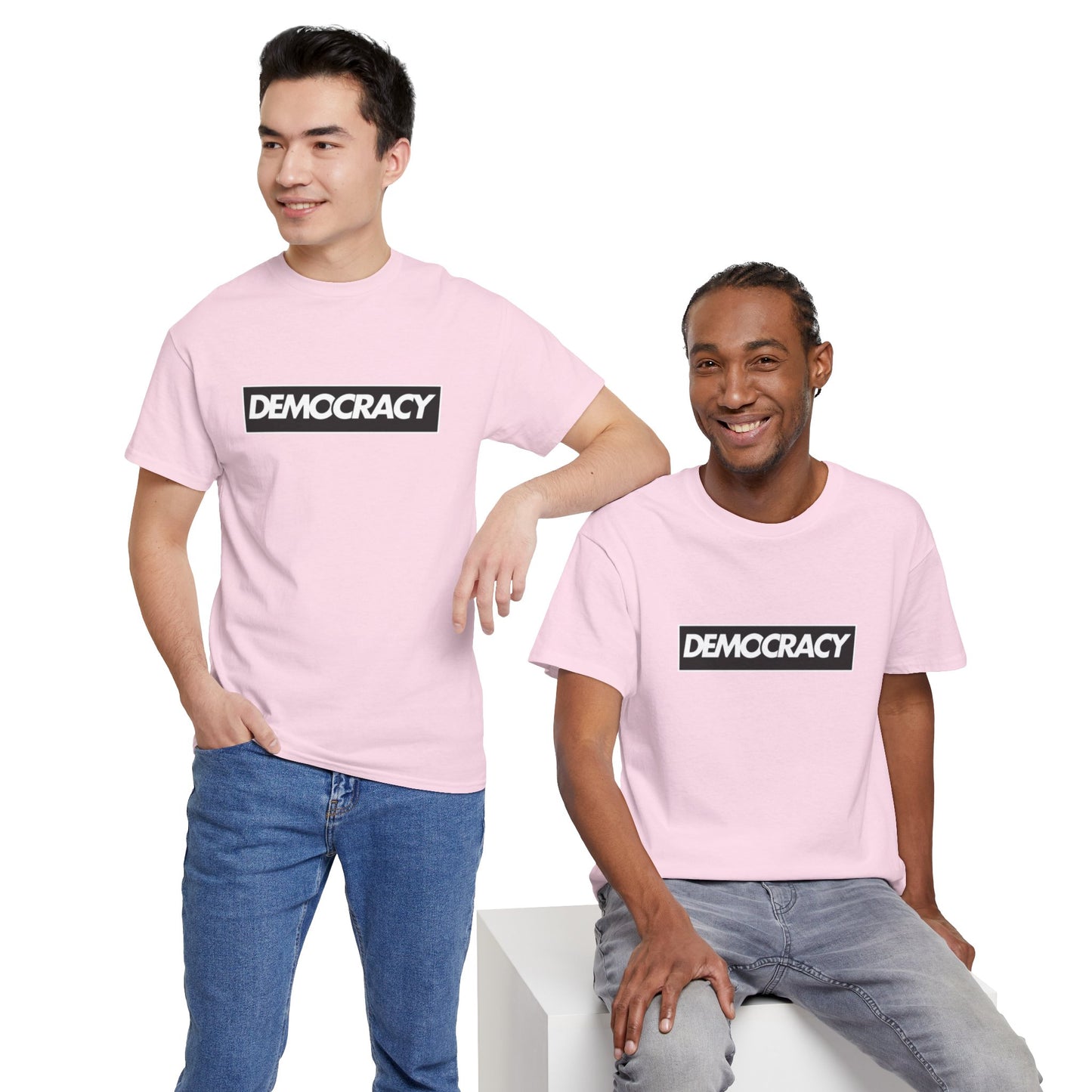 Democracy Black Box | Unisex Heavy Cotton Tee