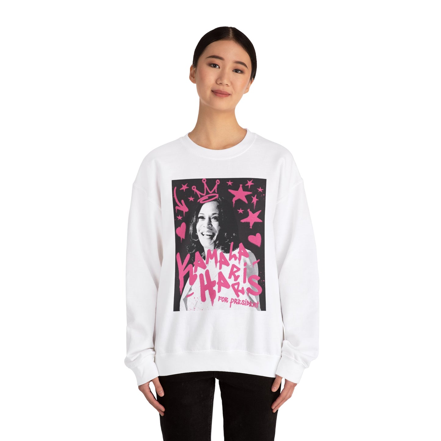 Kamala Harris for President | Unisex Heavy Blend™ Crewneck Sweatshirt